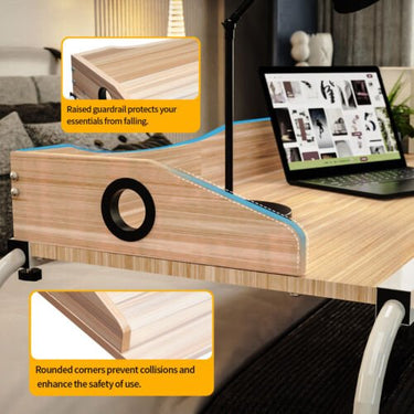 Adjustable Overbed Table with Wheels - Multi - Functional - InspiredGrabs.com